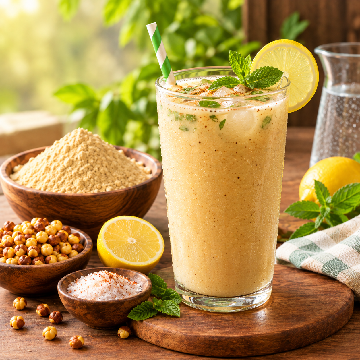 Refreshing Sattu drink