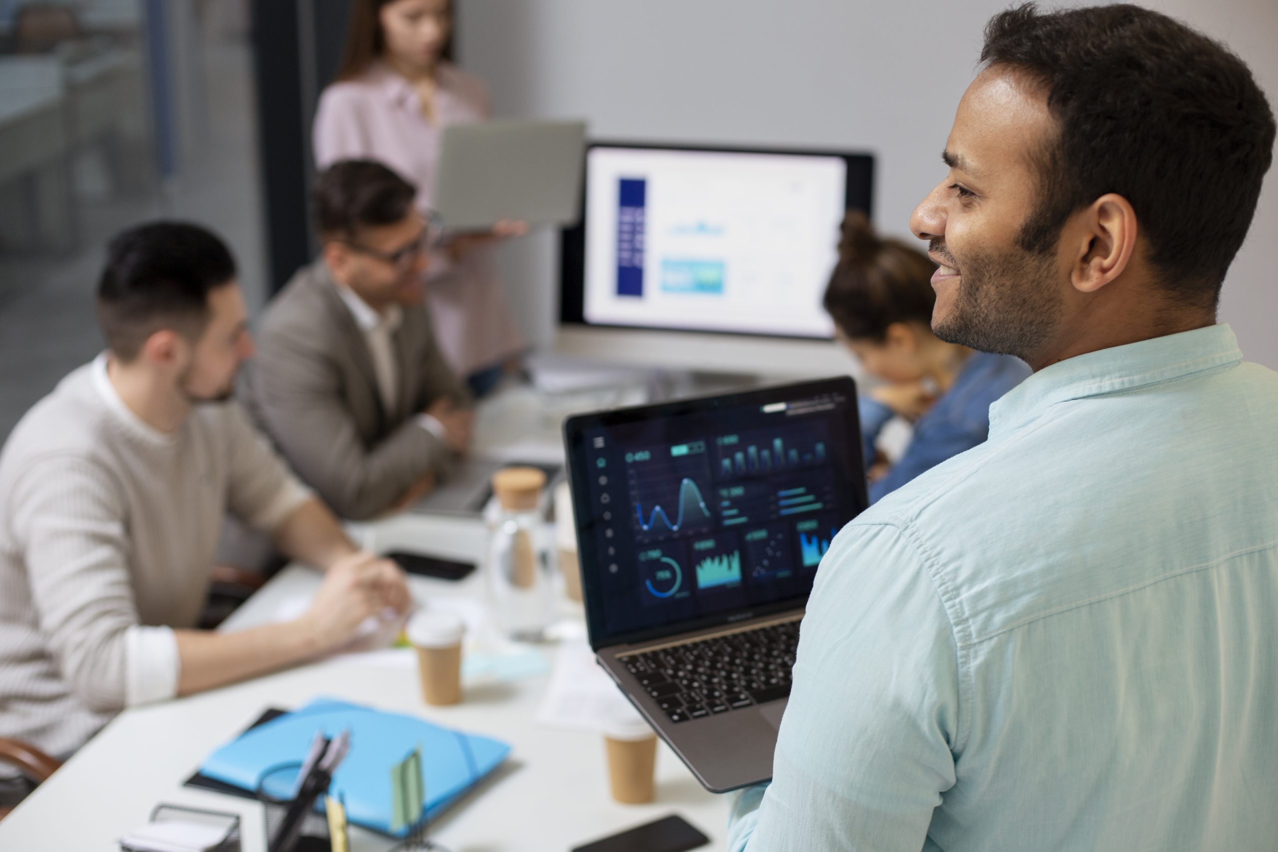 Modern technology, cloud infrastructure and digital services